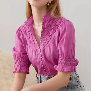 Elegant Pink Women's Top